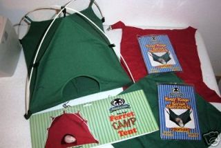 green ferret tent toy green red cage hammocks time left