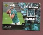 2008 MIAMI DOLPHINS JOHN BECK PLAYER WORN JERSEY RELIC