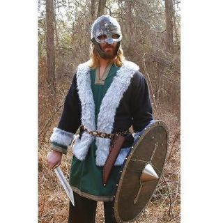   Trimed Viking Coat. Perfect For Re enactment, Stage Costume Or LARP
