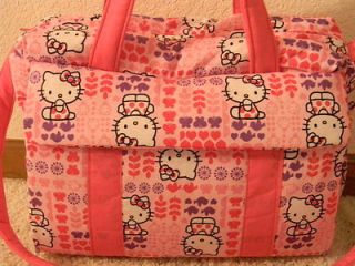 New Hello Kitty handmade Diaper Bag w/change pad by EMIJANE