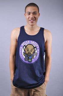 NEW MENS RICH SCAMPI HELLO SNOOPY SNOOP DOG LION 420 NAVY BLUE TANK 