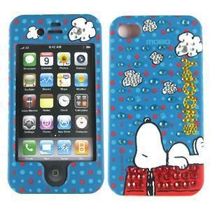   iPhone 4 iPhone 4G iPhone 4S Snoopy Crystal Novelty Protector Case