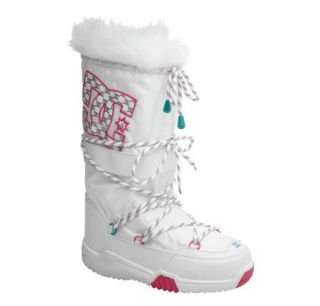 womens dc chalet 2 0 se snow boots nib white silver ws4