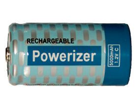 5000 mah nimh powerizer rechargeable batteries from