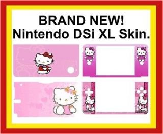 hello kitty pink vinyl skin sticker case dsi xl 004
