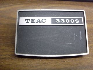 teac 3300s reel to reel head cover 3300 s time