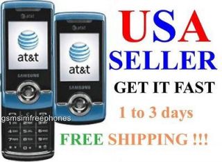New Samsung SGH A777 BLUE Slider Cell Phone 3G AT&T (UNLOCKED)Simple 