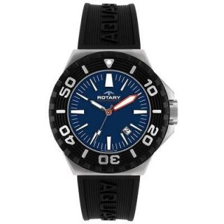 Mens Rotary AQUASPEED waterproof watch with Blue dial AGS00056/W/05 # 