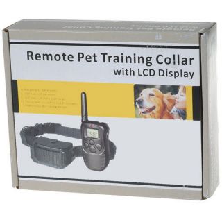   100LV Level Shock Vibra Remote Pet Dog Training Collar For 10lb 120lb