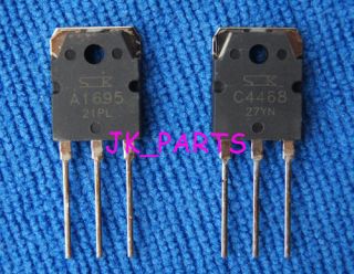 1pair of 2sa1695 2sc4468 sanken transistor a1695 c4468 from hong