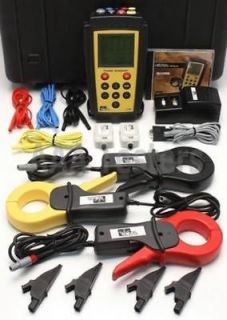 ideal 805 three phase power quality analyzer 61 805 calibrated