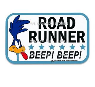 nostalgic road runner beep beep vinyl decal sticker time left