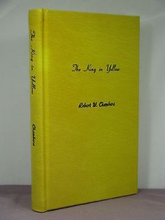   signature,The King in Yellow by Robert W. Chambers, bound in leather