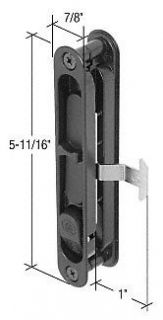 Black Sliding Screen Door Latch and Pull with 2 5/8 Screw Holes