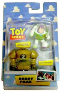   Toy Story Action Hero Buzz Lightyear Zurgs Robot Buddy Pack Set