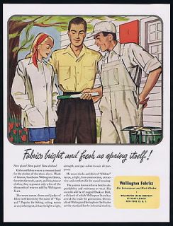 1947 Wellington  Mens Womens Clothes Painter Overalls Clothing 