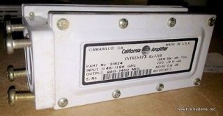 California Amplifier KU BAND Intelsat LNB P/N 31624 59dB 12 22 VDC 11 