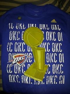 Official Oklahoma City Thunder adidas NBA Finals Tshirt Tee OKC Durant 