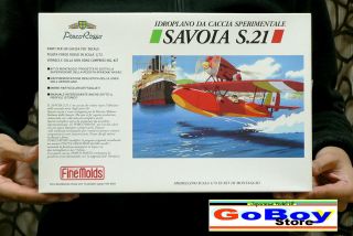 porco rosso savoia s 21 1 72 model kit finemolds