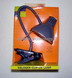 New LUDES FLEXIBLE Halogen clip on Lighting Clamp Clamp On Desk ,Work 