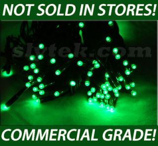   LED 120 HOLIDAY STRING LIGHTS GREEN PARTY St Patricks Day Holiday UL