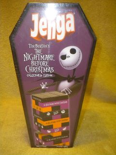 JENGA GAME The NIGHTMARE BEFORE CHRISTMAS Jack Skellington Collectors 