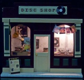   Dollhouse Miniature Kits Disc Shop Great Kits Record Stores Handwork