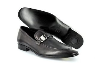 New Salvatore Ferragamo Mens Shoes Francisco Side Ornament Loafer 