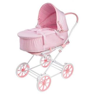 doll 3 in 1 pram carrier and stroller in pink