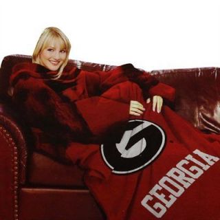 Georgia Bulldogs elite SMOKE Snuggy Snuggie Huddler Fleece Throw 