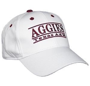texas a m adjustable snapback college bar hat the game