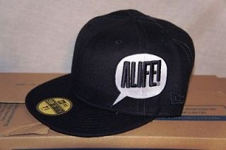 new era alife like no other 7 1 2 black cap hat white