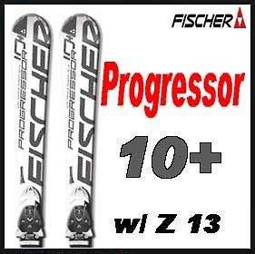 11 12 Fischer Progressor 10+ C Line Skis 165cm w/C Line Z 13 NEW 