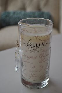 Brand New Lollia ~ Believe No. 3 Petite Perfumed Luminary   5.25 
