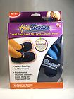 New Hot Booties Blue Foot Warmers Slippers As Seen On TV Microwaveable 