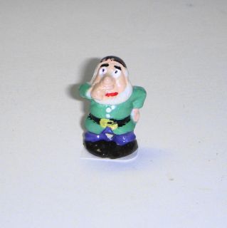   Vintage 1960s Tiny Plastic Handpainted Toy Figure Sneezy Dwarf 1 #1