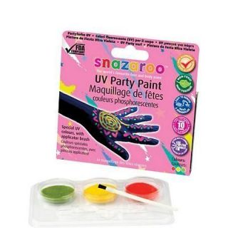 UV Special Effect Make Up Kit   Green, Yellow and Pink   Adult