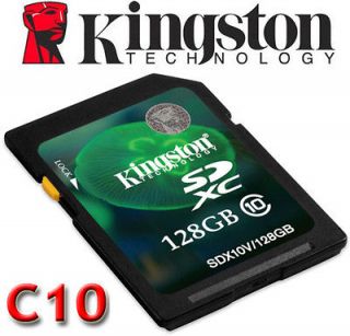 Kingston 128GB 128G Video Full HD SDXC SDHC SD Flash Memory Card Class 