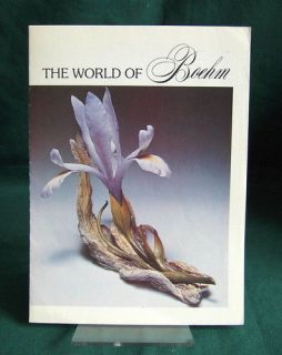 1979 boehm porcelain flower catalogue pamphlet brochure 