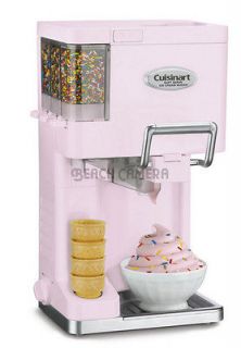 cuisinart mix it in soft serve ice cream maker pink