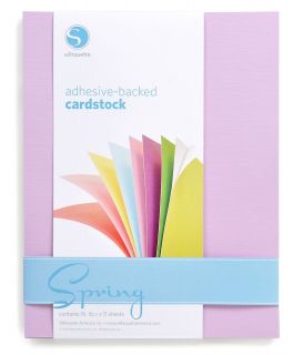   SPRING Adhesive backed CARDSTOCK 81/2 x 11 Sticky Back Paper