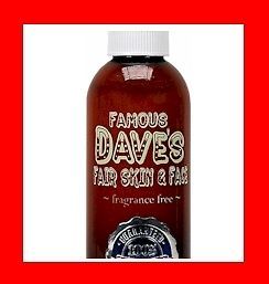 famous dave s fair skin face self tanner lotion 14000