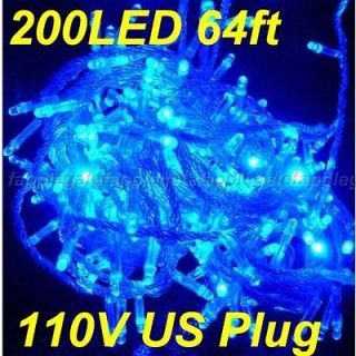 Blue 10M 100 LED String Fairy Lights for Holiday Party Indoor Outdoor 
