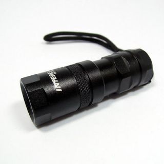 New INTEREX 350LM White Power LED Ultra Mini Flashlight with CR123A 