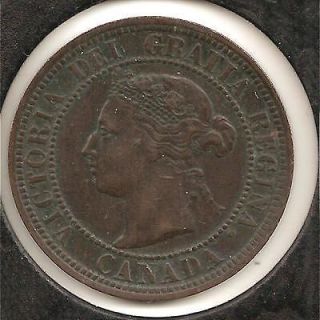 1891 ldll obverse 3 extremely fine canadian large cent 1