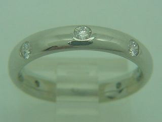 14k white gold 40pt diamond wedding band thumb ring from