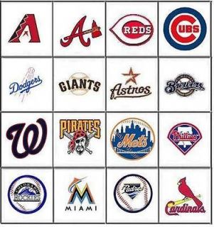 MLB Baseball Nail Decals Set of 20   Choose from 16 designs