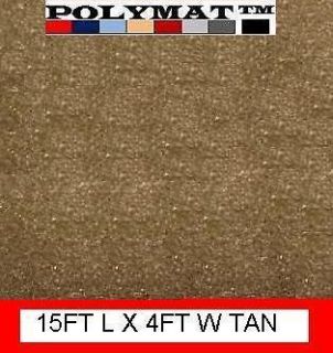 15 l tan car speaker box trunk liner polymat carpet