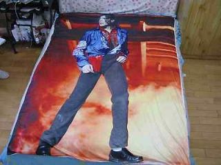 michael jackson MJ Classic This is it Bed sheet Blanket 59.05in X 78 