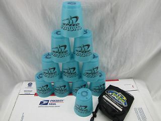 SPEED STACKS Competition Cups with Travel Bag & 11 Cups Lite BLUE 